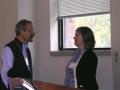 Keynote speaker Marie Baehr and ACM VP John Ottenhoff