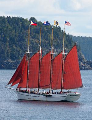 Margaret Todd under sail