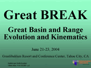 tumbnail image of Report from the Great Break Workshop