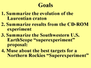 thumbnail image of Southern Rocky Mountain Overview, report from EarthScope National Meeting