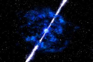 Artists Conception of a Gamma Ray Burst
