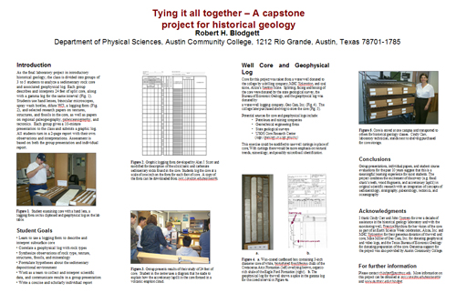 Tying it All Together &ndash; A Capstone Project for Historical Geology