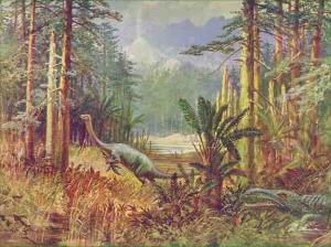 An early reconstruction of a Mesozoic landscape