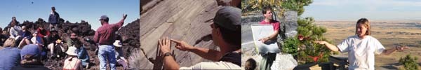 More Images of geoscience students and instructors in the field