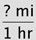 mph written as a fraction