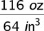 basalt density as fraction