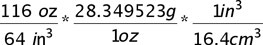 converting to si units(basalt)
