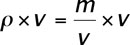 isolating mass in the density equation