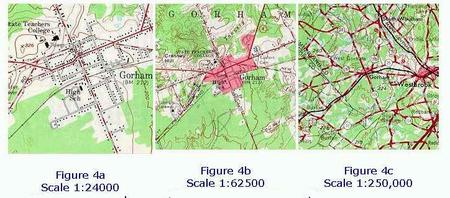 maps showing different scales