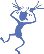 clip art pulling hair out