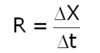 r=x/t