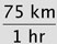 75km/hr