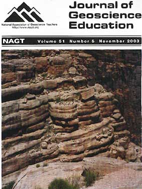 Cover of Nov 2003 JGE issue