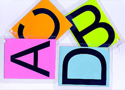 ABCD letters