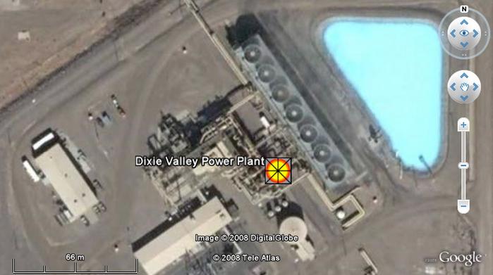 Dixie Valley Geothermal Power Plant