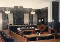 Courtroom No. 6, the ceremonial courtroom, at the McCormick Post Office & Courthouse in Boston - 1997