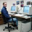 Martin at computer