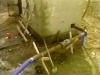 Temporary discharge line in well H for 30-day test